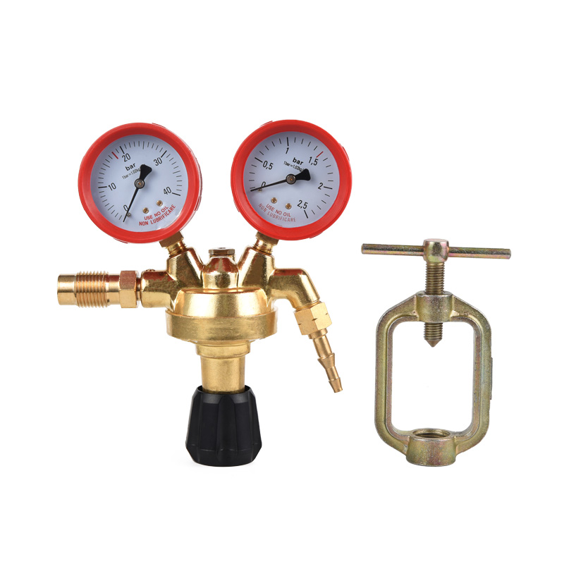 Regulador industrial de acetileno tipo italiano para maçarico de corte de soldagem a gás
